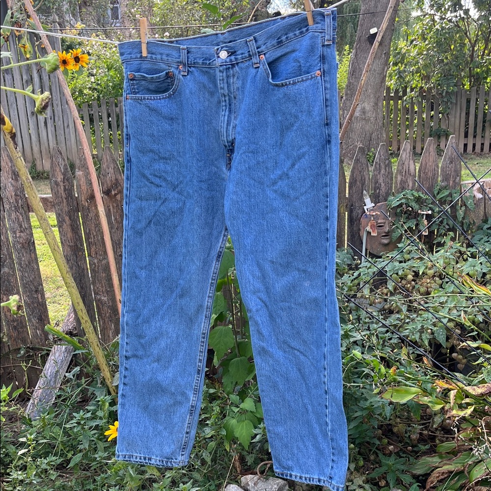 Men's Blue Straight Jeans